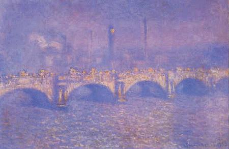 Claude Monet Waterloo Bridge oil painting picture